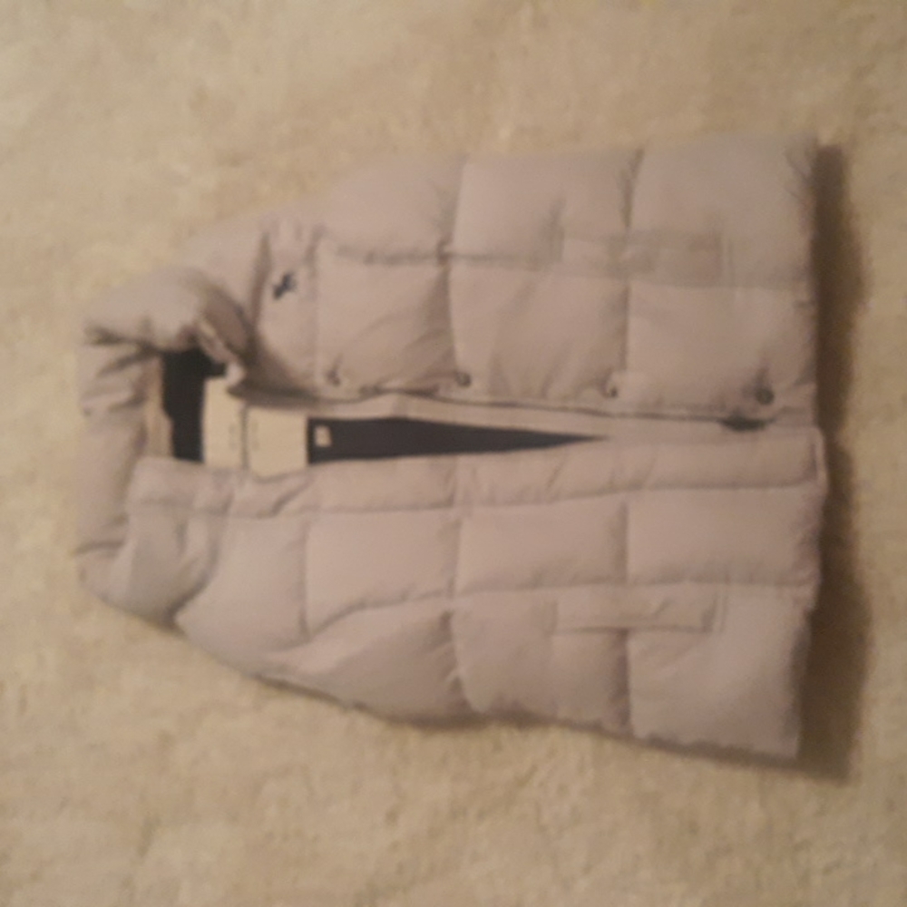 Kids Abercrombie grey down vest